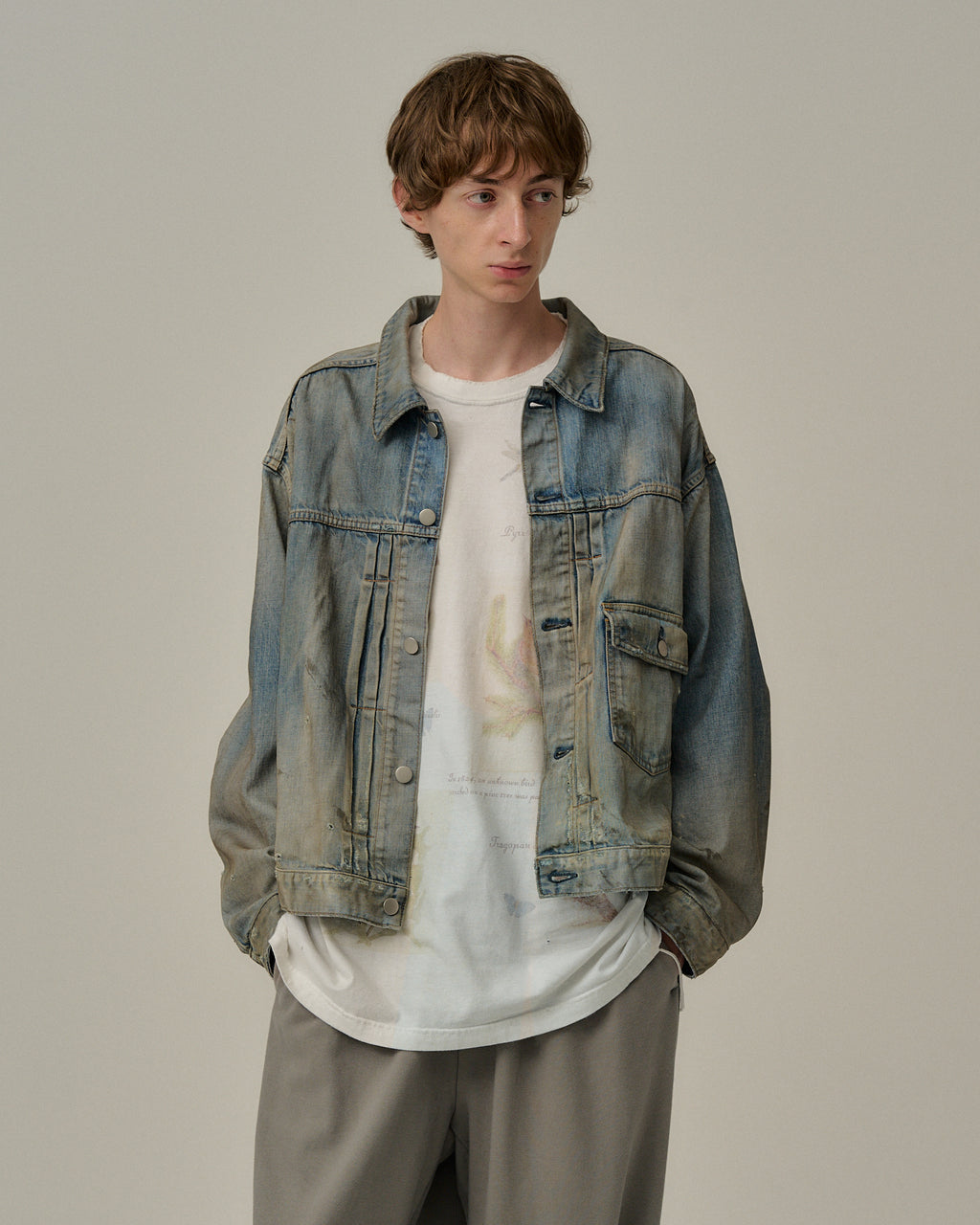 ANCELLM / Aging Denim Jacket