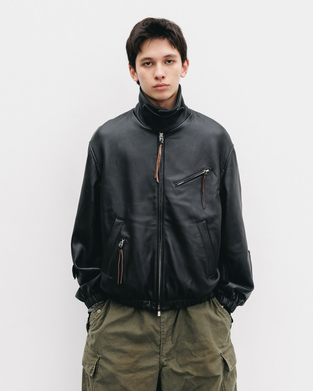 CLESSTE / Sheep Leather Utility Jacket