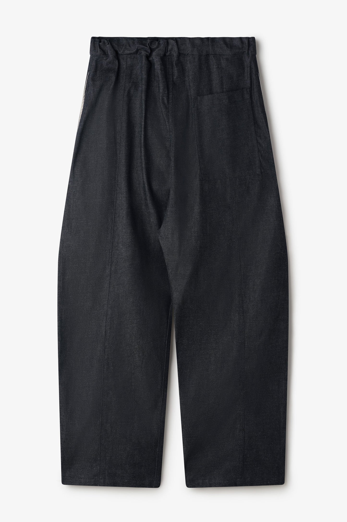 SAGE NATION / Box Pleat Trouser Denim - Raw Black