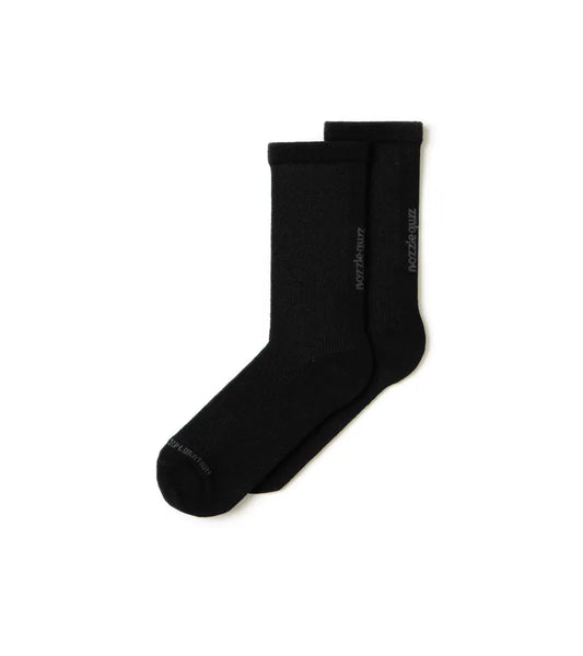 NOZZLEQUIZ / Black - Essential Tactel® Crew Socks