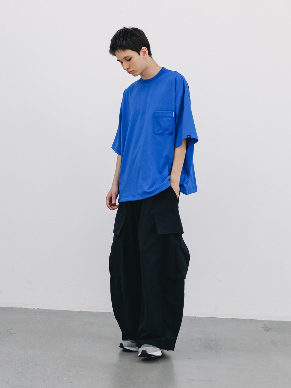 CLESSTE / Tech Pocket S/S T-Shirt (Blue)