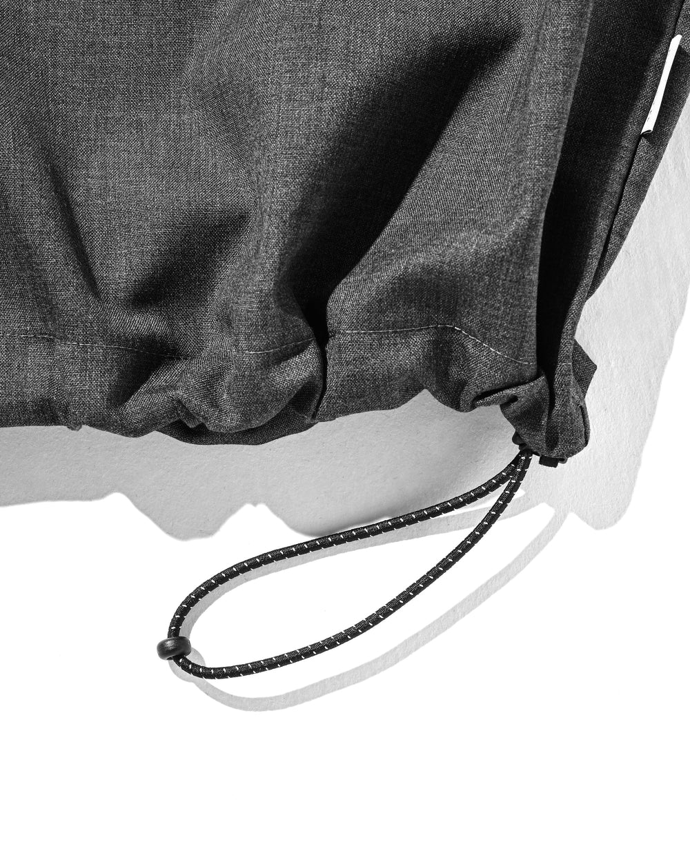 CLESSTE / Tropical Wool City S/S Half Zip Shirt (Gray)