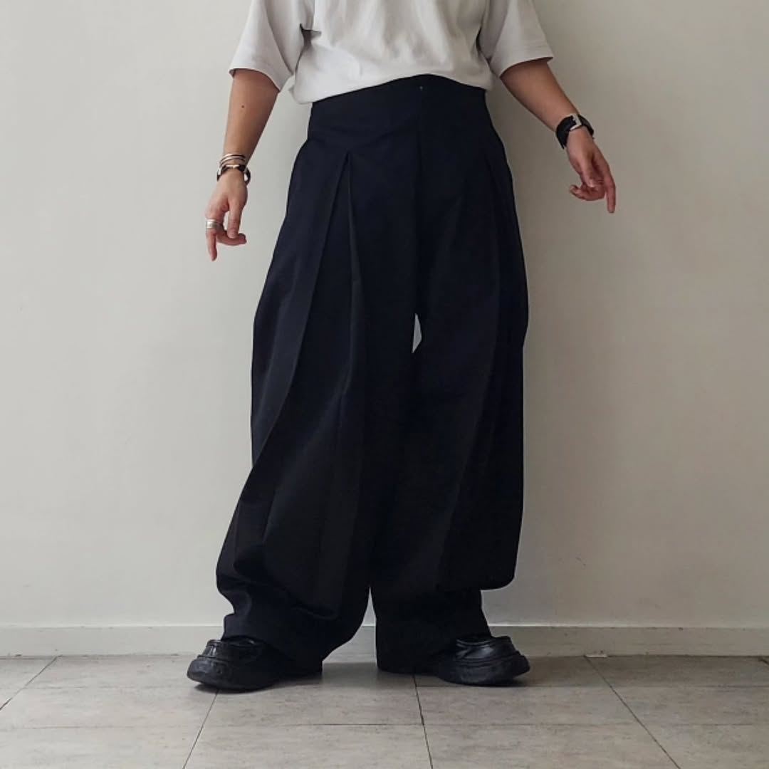SAGE NATION / Box Pleat Trouser
