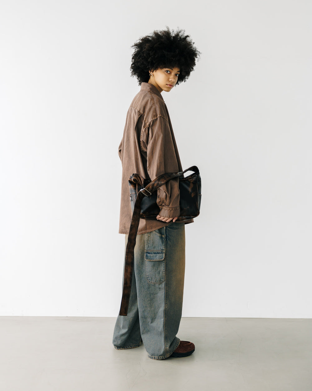 CLESSTE / Vintage Leather Holiday Bag