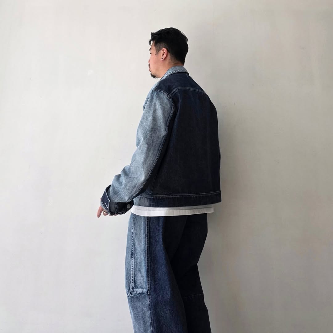 NOMAT / 2 Tone Denim Blouson