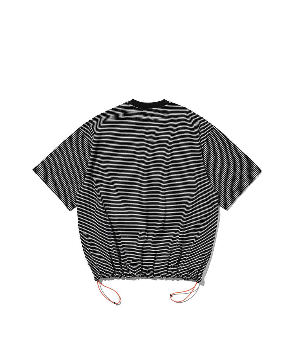 CLESSTE / 'C x Concept' Striped S/S T-Shirt With Drawstrings (Black x White)
