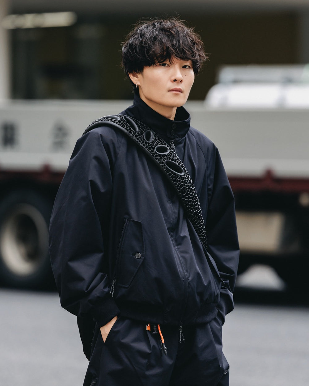 CLESSTE / +Phenix Windstopper® By Gore-Tex Labs Twill City Harrington Jacket (Black)