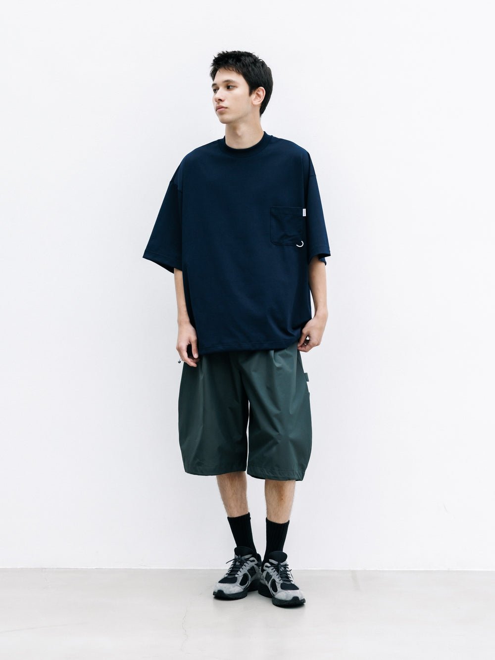 CLESSTE / Tech Pocket S/S T-Shirt (Navy)
