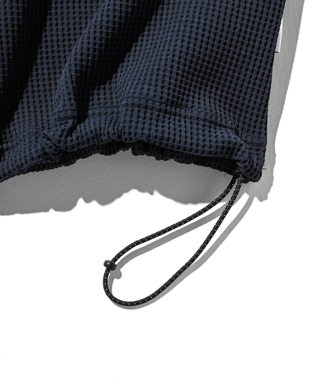 CLESSTE / City Light Thermal Raglan S/S T-Shirt With Drawstrings (Navy x Black)