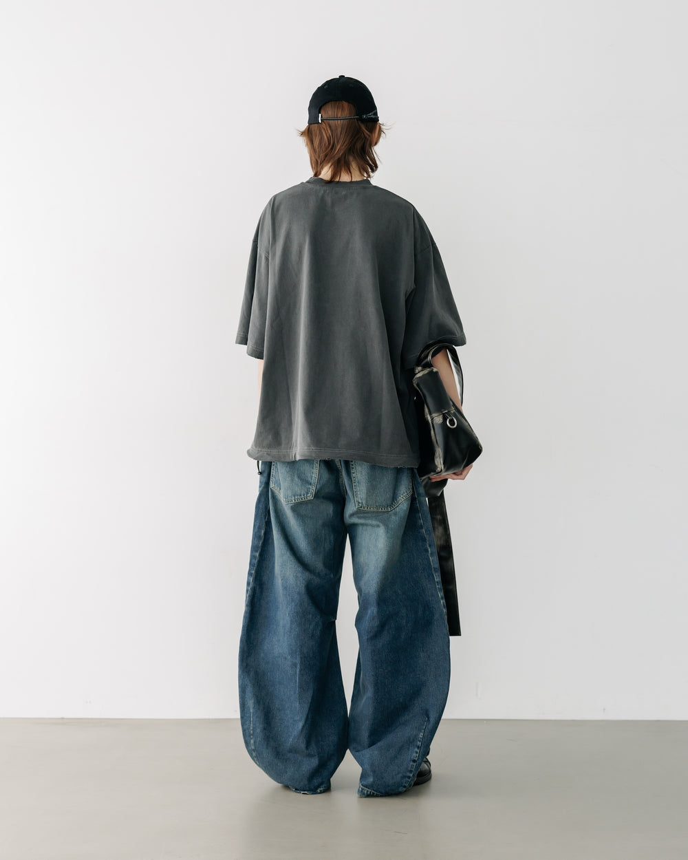 CLESSTE / Vintage Dyed Selvedge Denim Barrel Leg Pants (Vintage Indigo)