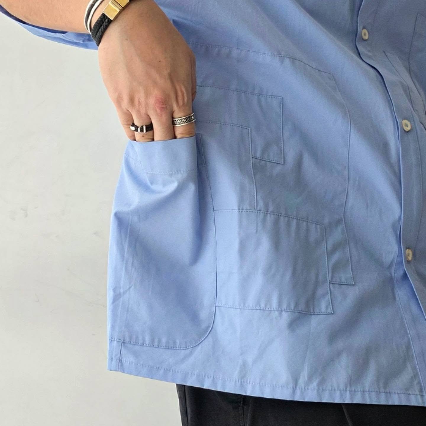 GANDER / Gate Shirt (Blue)