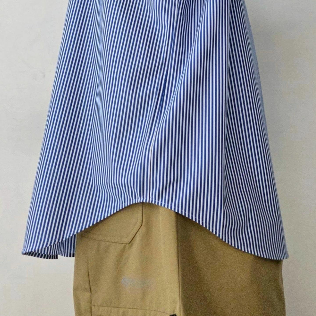 KANEMASA PHIL / 46G Atmosphere Stripe Shirt (Navy White)