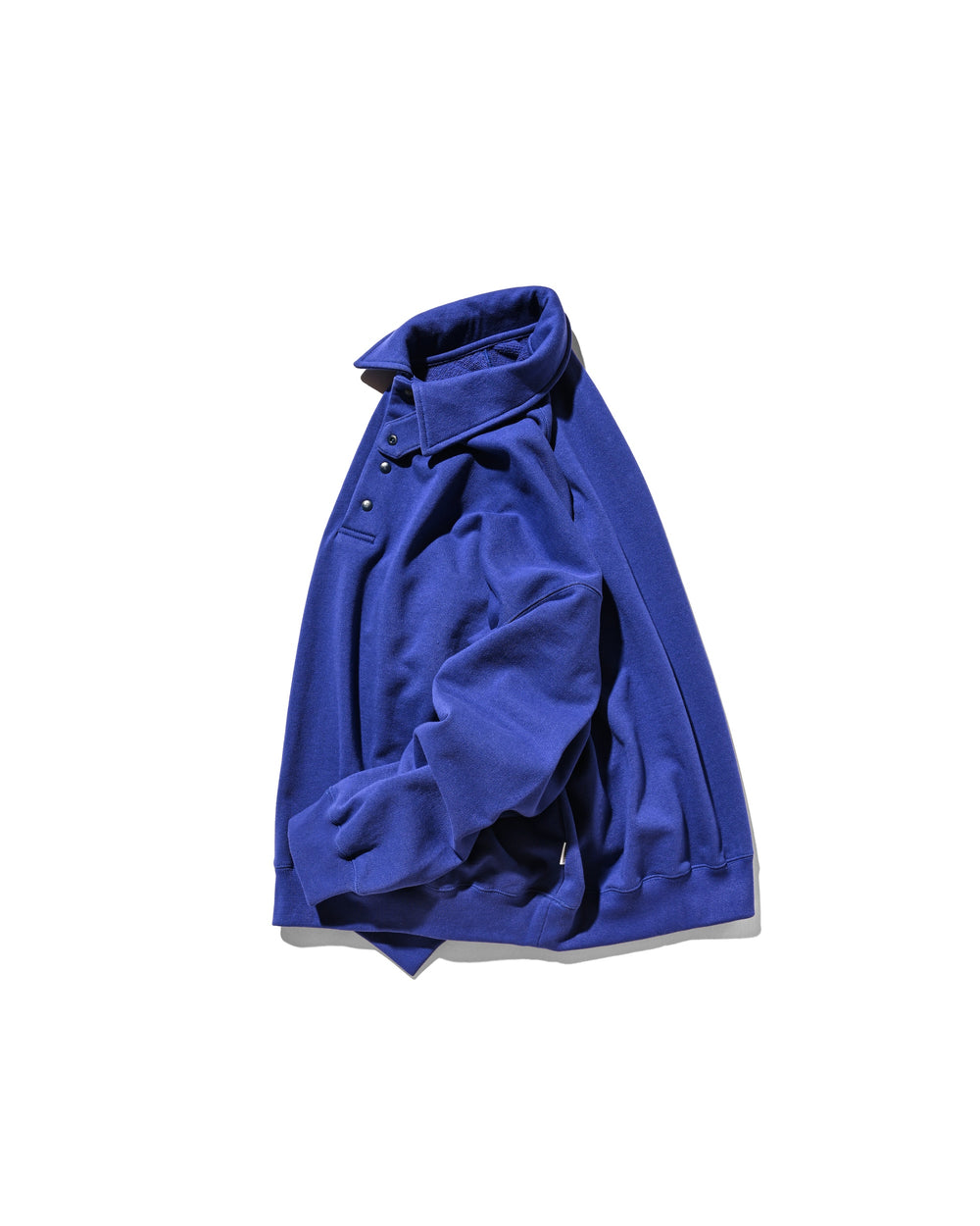 CLESSTE / Half Snap Sweat Shirt (Blue)