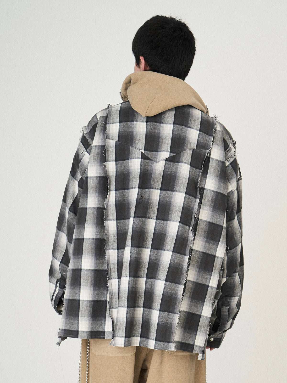DISCOVERED / Switch Nel Shirts (Black)