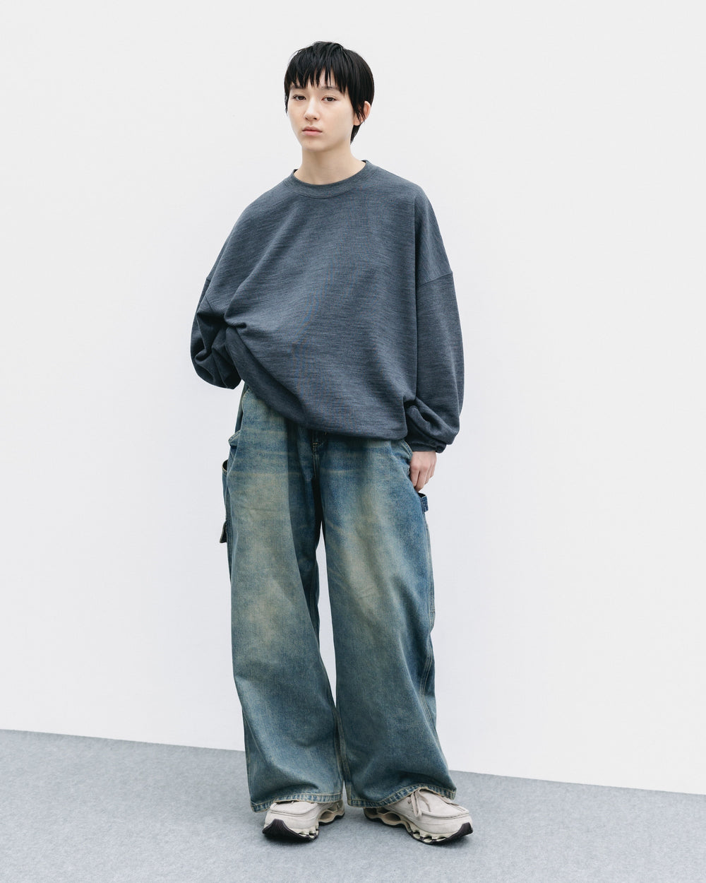 CLESSTE / Vintage Dyed Selvedge Denim Worker Pants (Vintage Indigo)