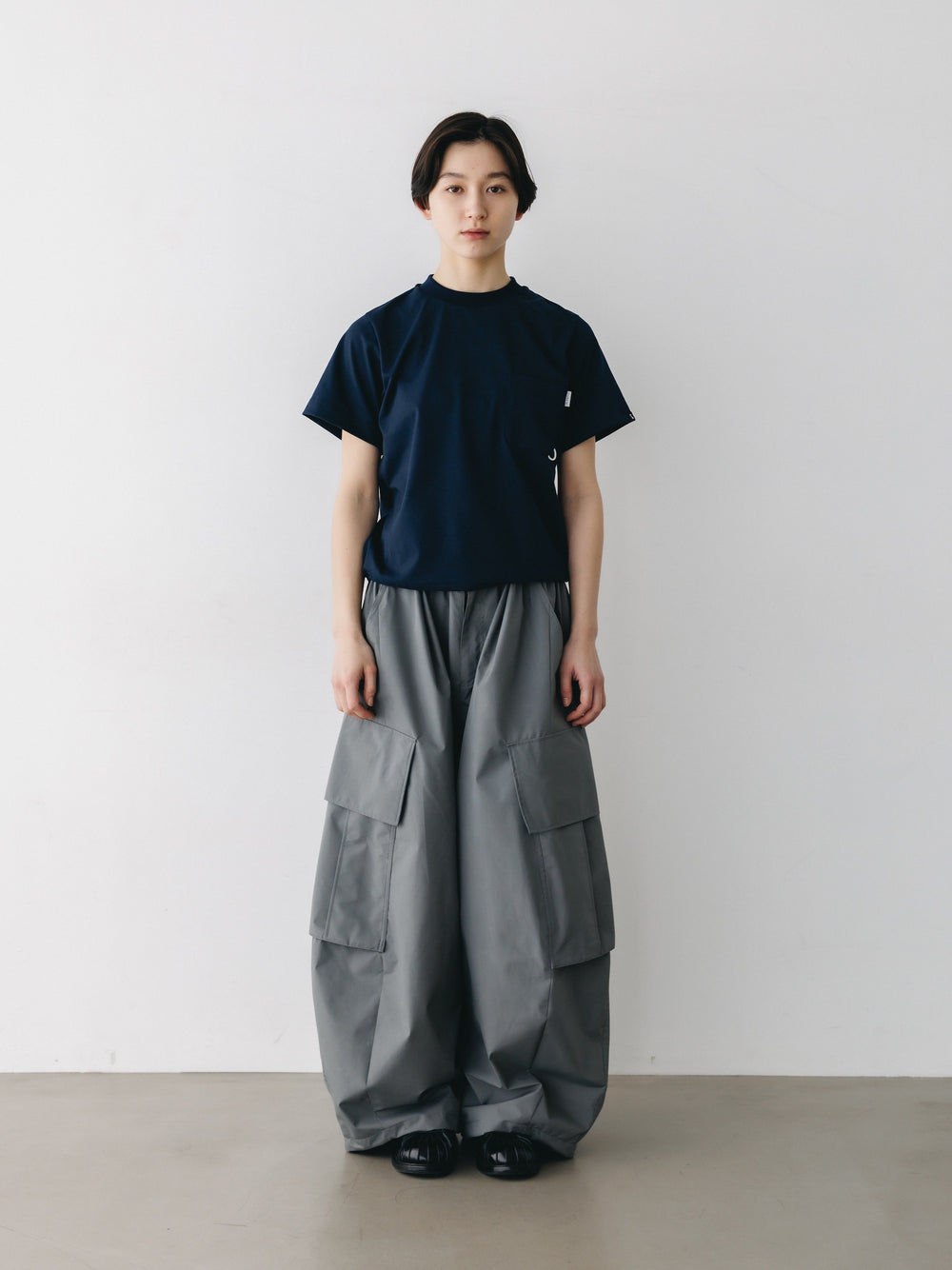 CLESSTE / +Phenix Windstopper ® By Gore-tex Labs City Mega Pocket Balloon Cargo Pants (Charcoal Gray)