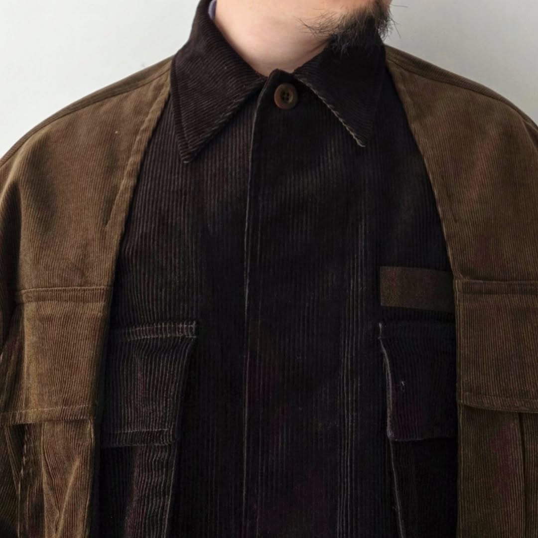 ELEPHANT TRIBAL FABRICS / Double Military Jacket