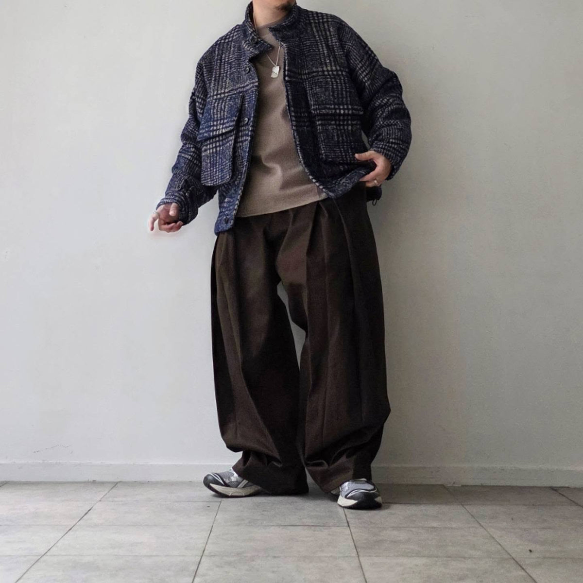GANDER / Raw Edge Crewneck (Beige)