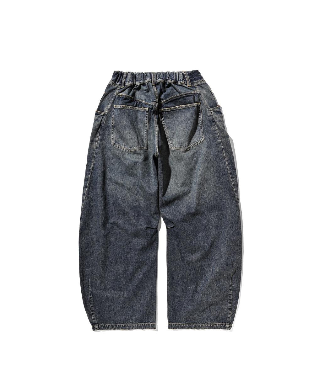 CLESSTE / Vintage Dyed Selvedge Denim Barrel Leg Pants (Vintage Indigo)