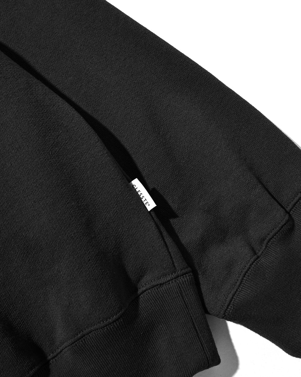 CLESSTE / Half Snap Sweat Shirt (Black)