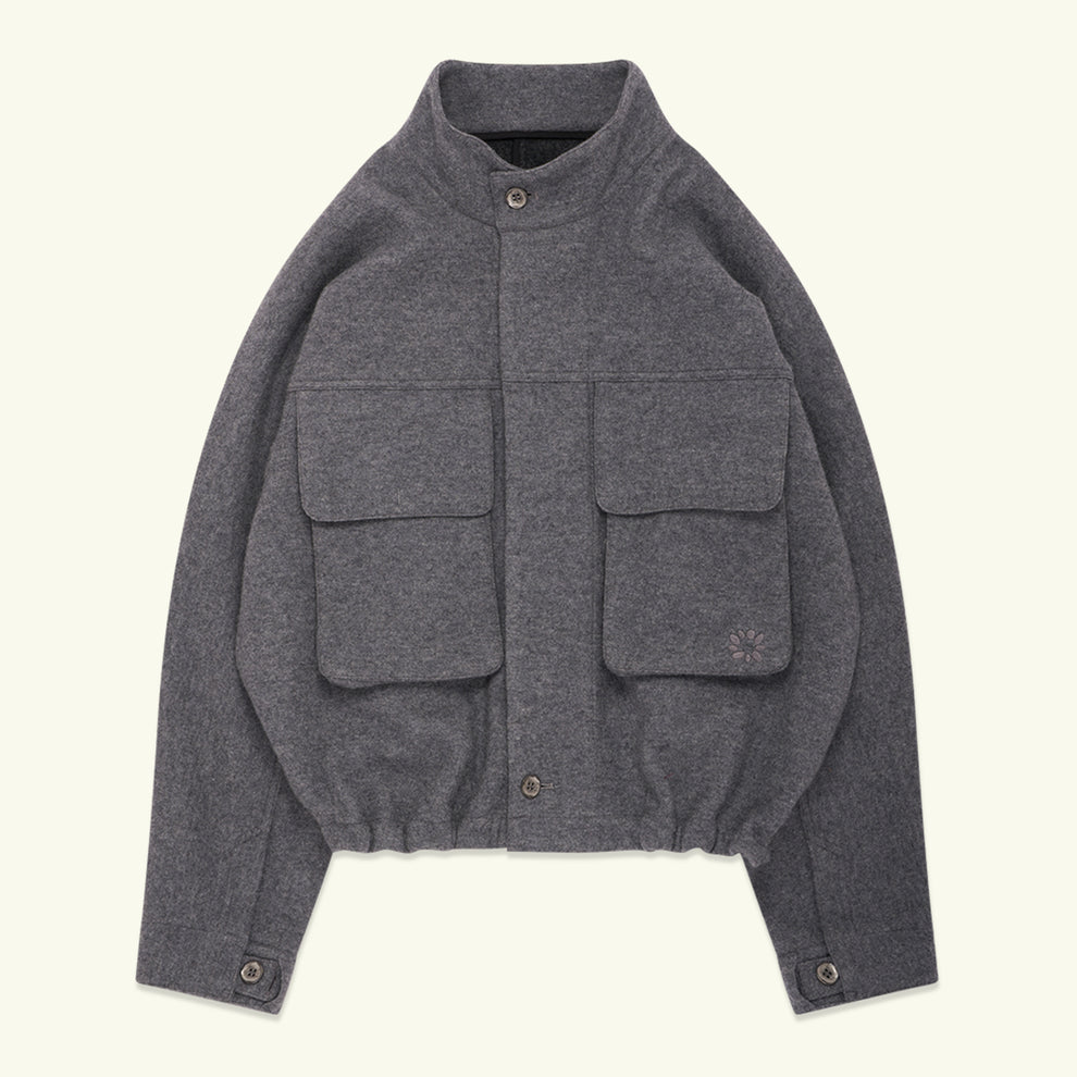 GANDER / Wool Peveril Jacket (Grey)