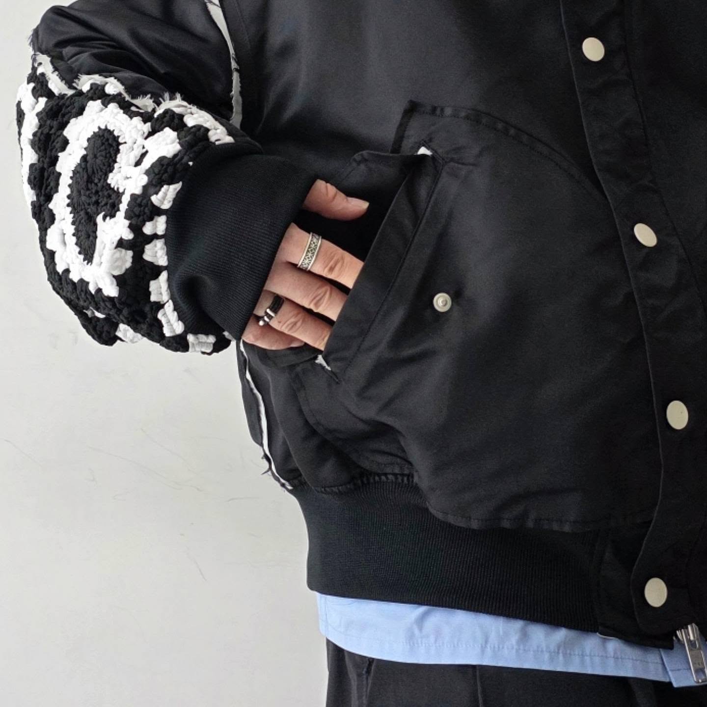 DISCOVERED / Playcard Crochet Sleeve MA-1