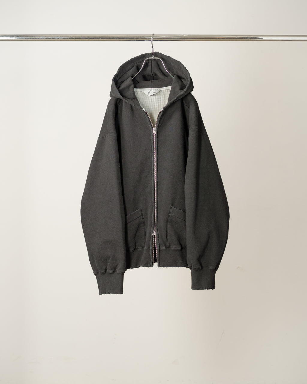 ANCELLM / Zip Up Hoodie (Black)