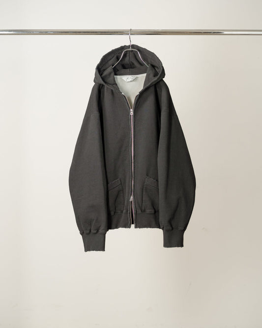ANCELLM / Zip Up Hoodie (Black)