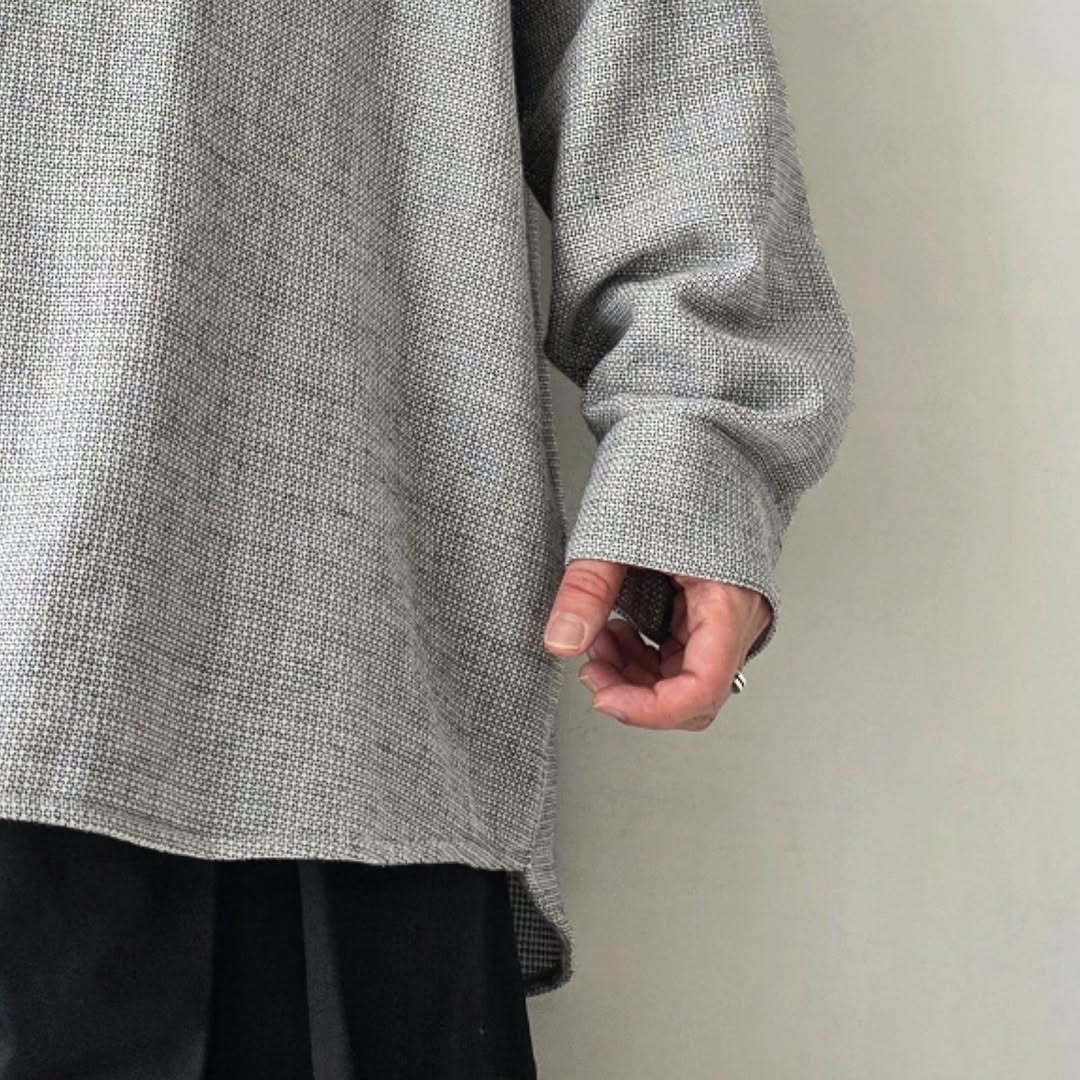 NONNOTTE / Minimum Shawl Collar Oversized Shirt