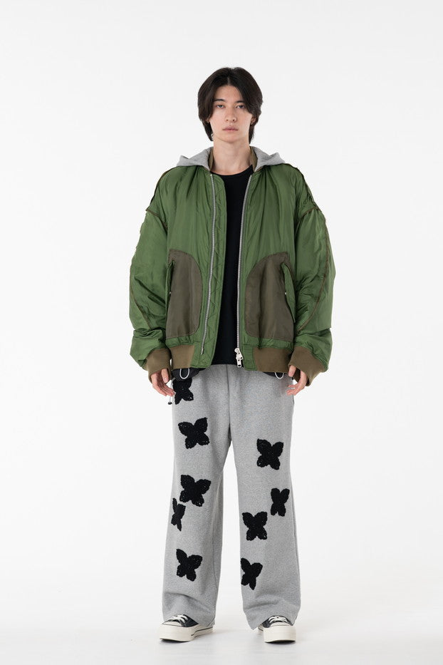 DISCOVERED / Devils Ear Hoodie Down MA-1