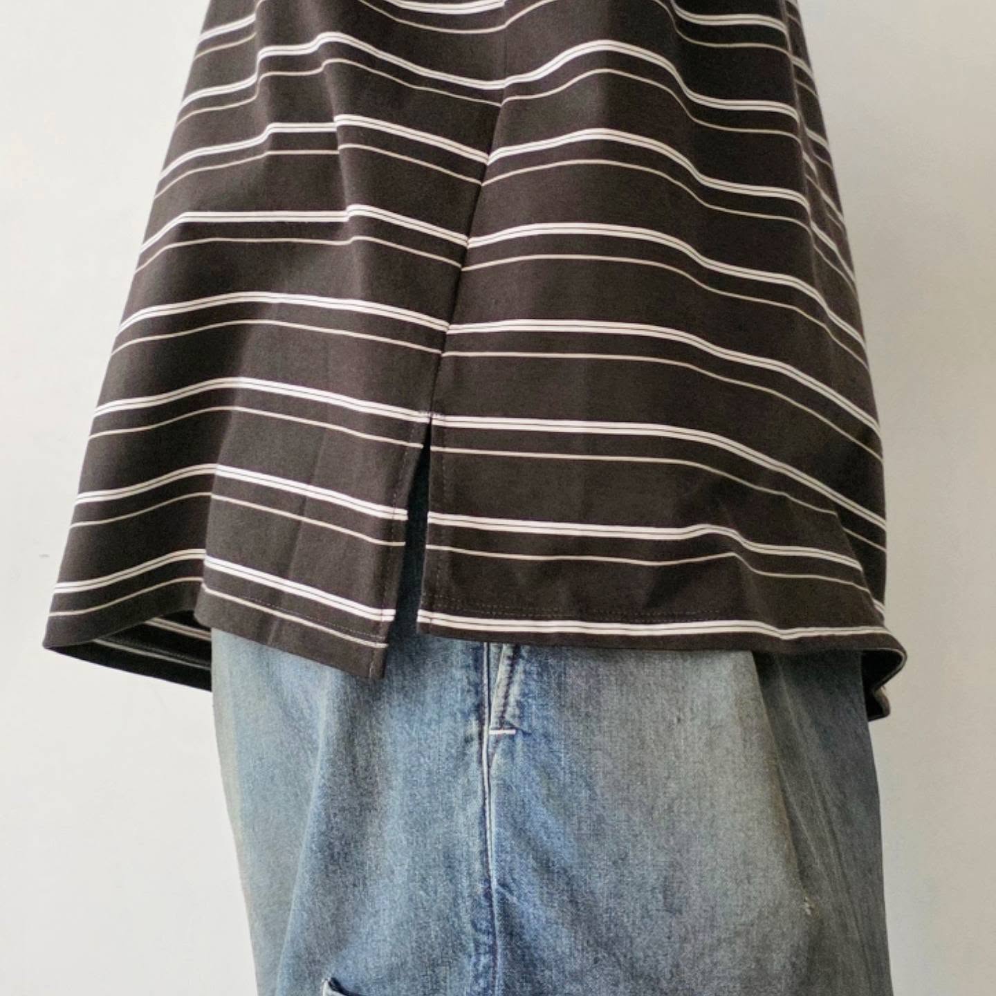 ANCELLM / Border LS T-Shirt (Black)