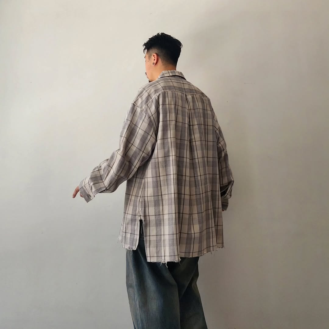 ANCELLM / C/R Check Shirt