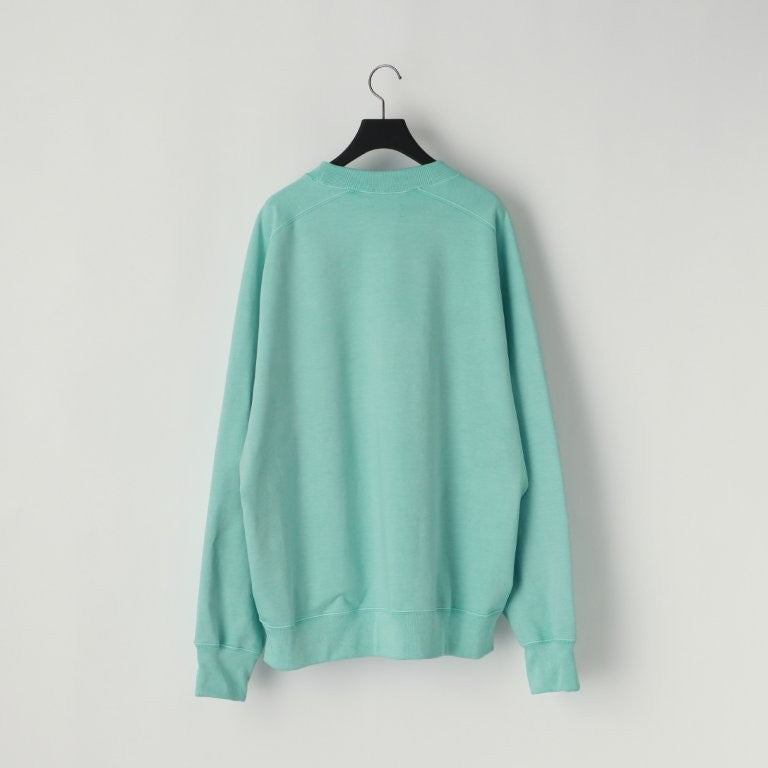 KANEMASA PHIL / 36G Fine Sweat Freedom Sleeve Pullover (Turquoise Pigment)
