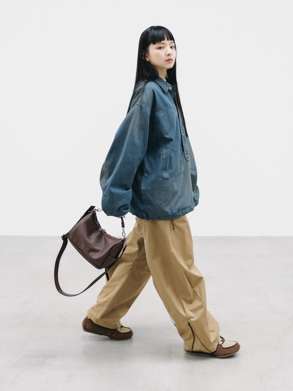CLESSTE / Leather Day Off Bag Mini (Brown)