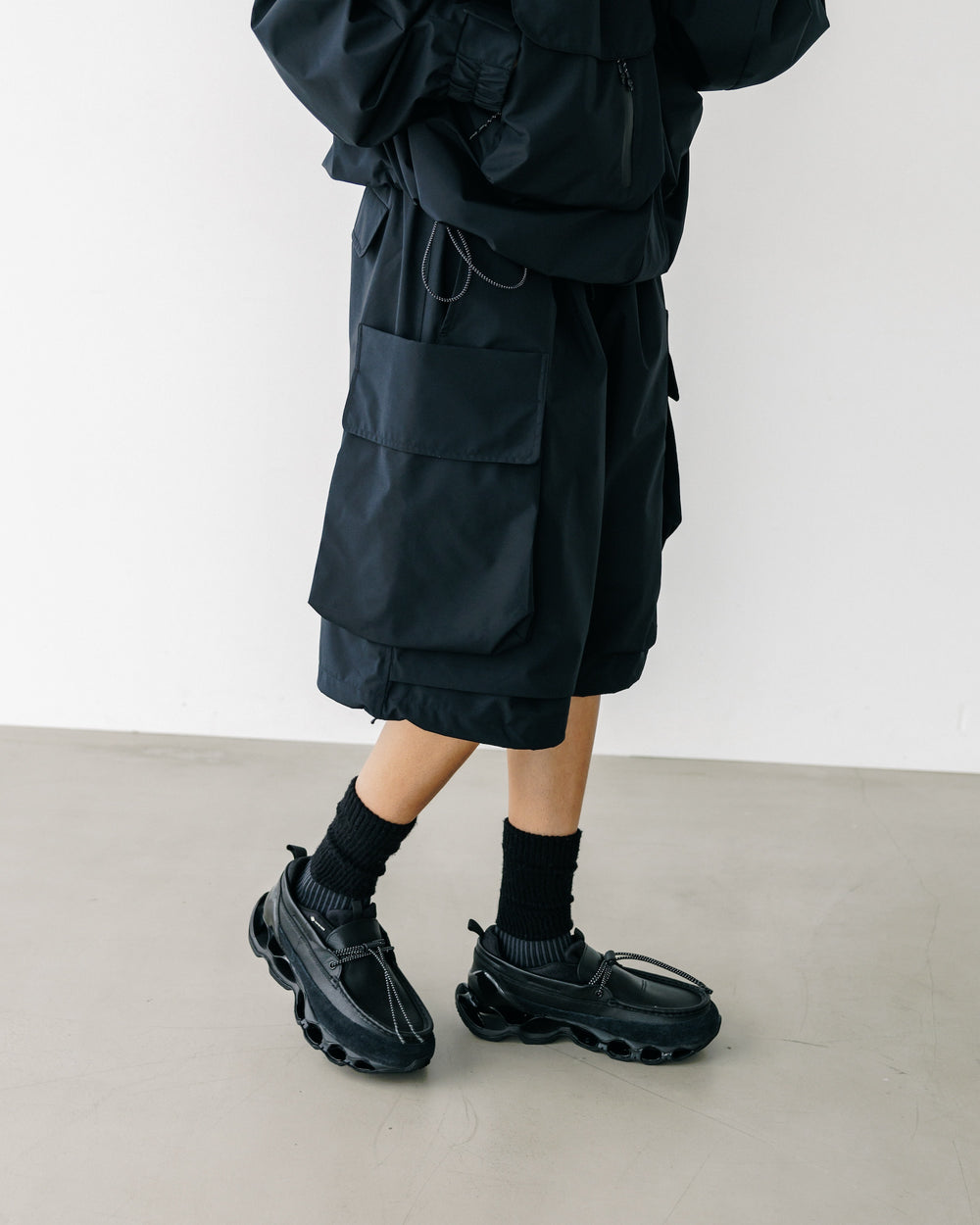 CLESSTE / +Phenix Windstopper ® By Gore-tex Labs City Military Half Pants 001 (Black)