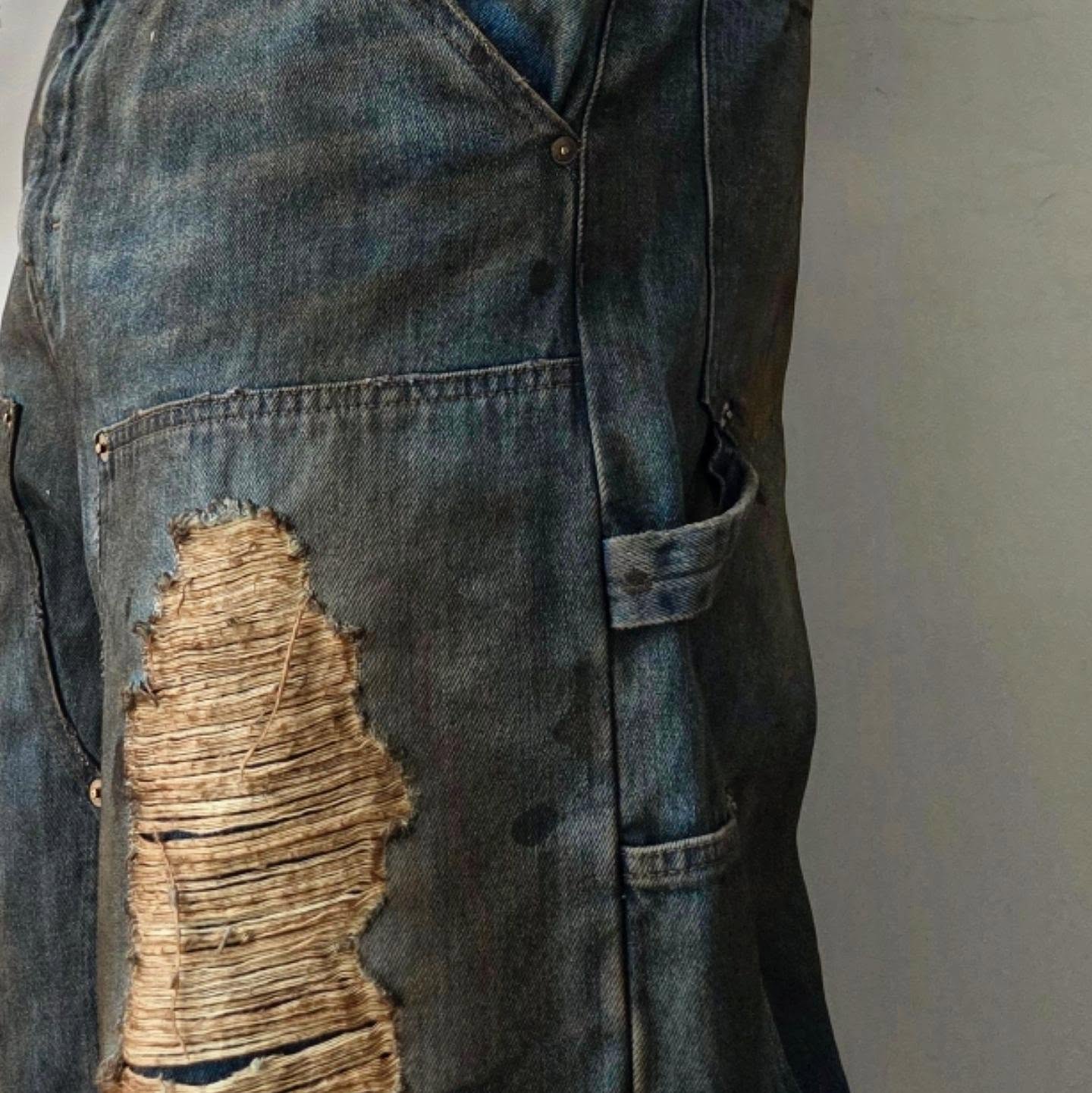 DISCOVERED / Double Knee Denim Shorts (Indigo)