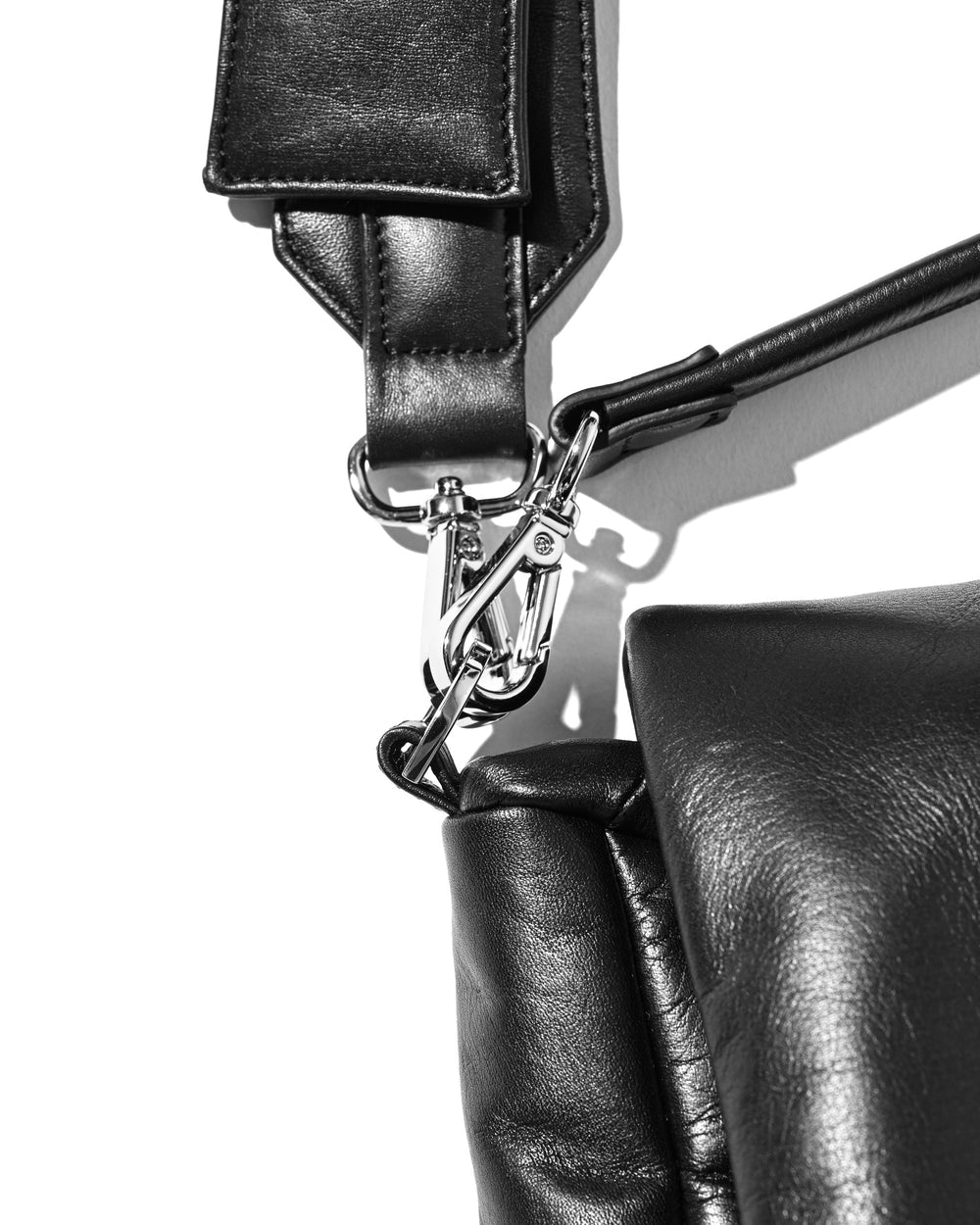 CLESSTE / Leather Padded Flap Holiday Bag