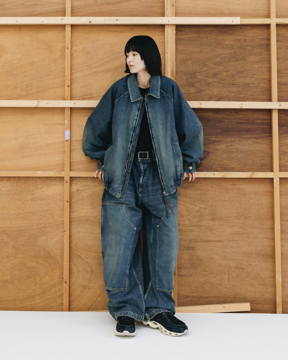 CLESSTE / Vintage Dyed Selvedge Denim City Utility Jacket (Vintage Indigo)