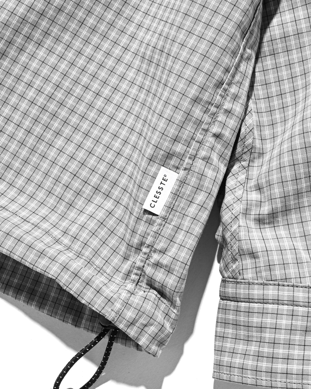 CLESSTE / Mini Plaid L/S Pullover Shirt (Gray)