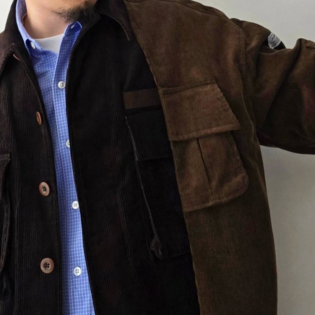 ELEPHANT TRIBAL FABRICS / Double Military Jacket