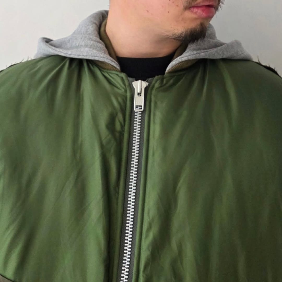 DISCOVERED / Devils Ear Hoodie Down MA-1