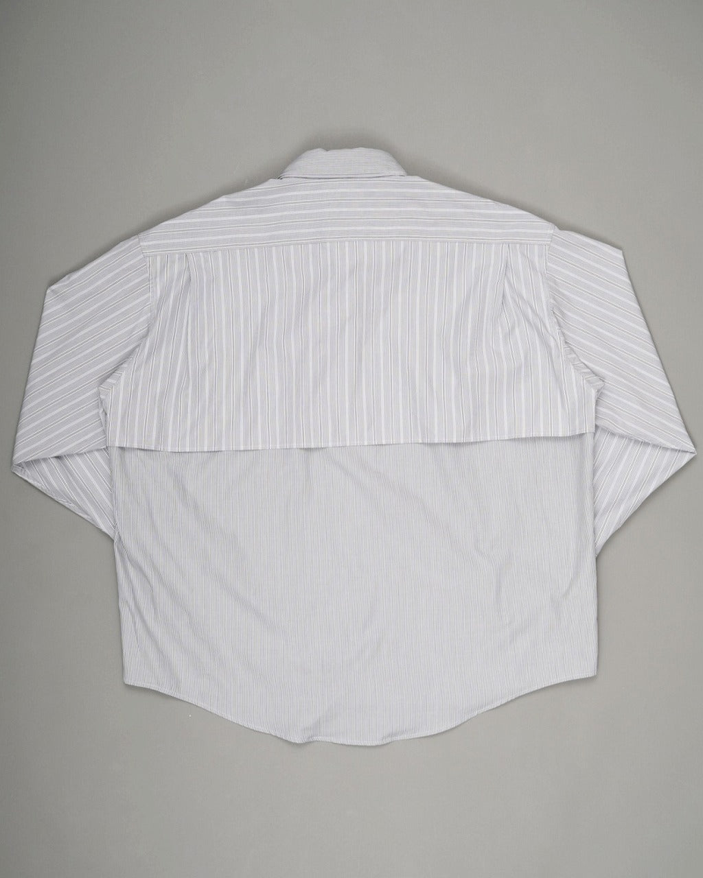 RICH I / Layered Shirt (Gray Stripe)