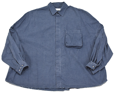THE JEAN PIERRE / Signature 11XL Shirt (Broad)(Fade Nvy)