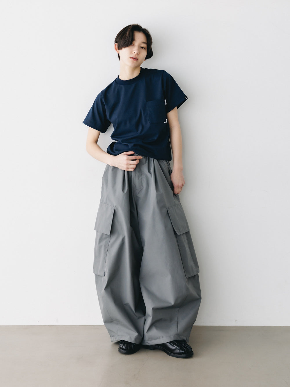 CLESSTE / +Phenix Windstopper ® By Gore-tex Labs City Mega Pocket Balloon Cargo Pants (Charcoal Gray)