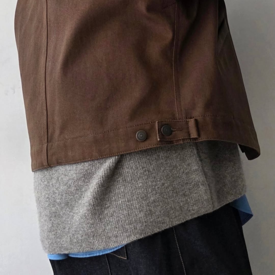 NOMAT / Cotton Hand Painted Zip Blouson