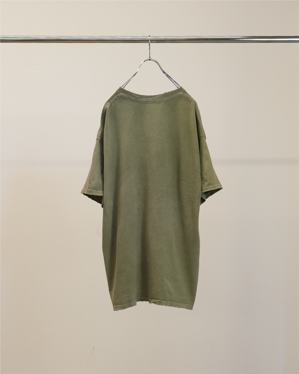 ANCELLM / Embroidery T-Shirt  (Graymint)
