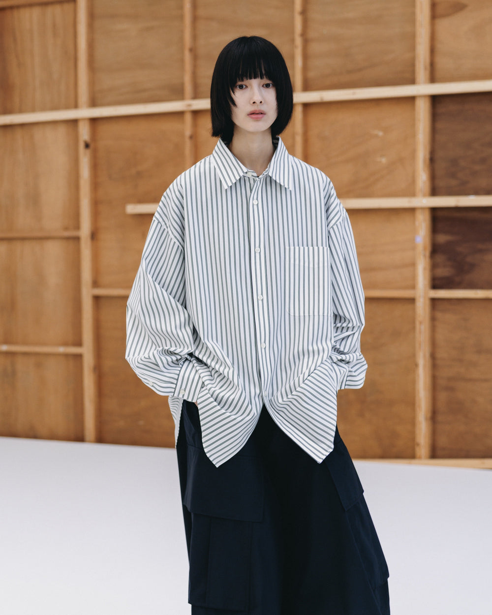 CLESSTE / +Phenix Windstopper ® By Gore-tex Labs City Mega Pocket Balloon Cargo Pants (Black)