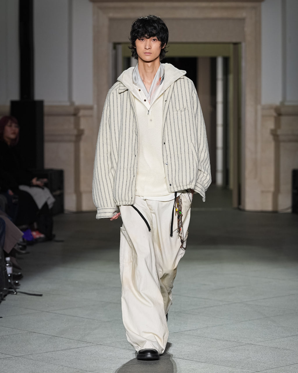 ANCELLM / Denim Painter Pants (G.White)