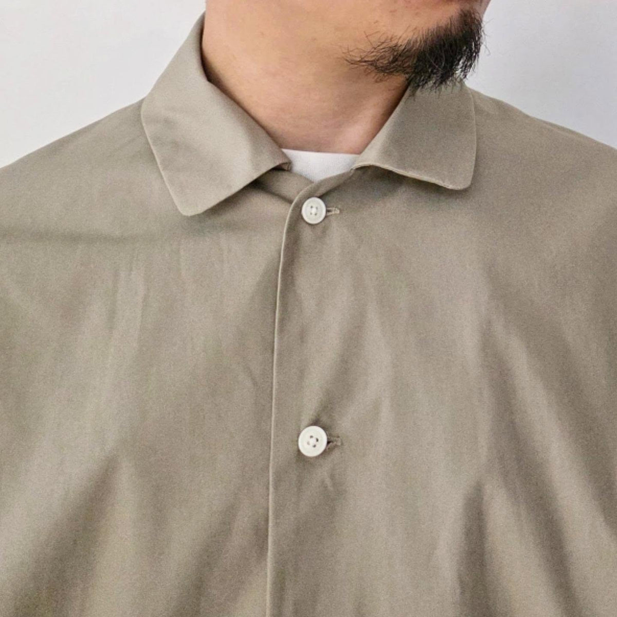 NONNOTTE / Draping Shirt 001 (Light Taupe)