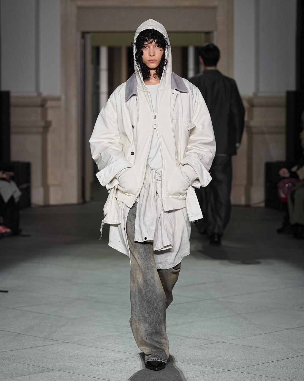 ANCELLM / Finx Hunting Jacket (G.White)